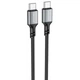 Дата кабель Borofone BX83 Famous PD60W Type-C to Type-C (Black) (165919) - изображение 1
