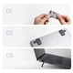 Підставка для ноутбуку Baseus Slim Laptop Kickstand (2шт) (LUZC00001) (Gray) (183217) - зображення 4