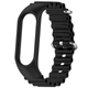 Ремешок Ocean Band для Xiaomi Mi Band 3/4/5/6/7 Черный / Black - изображение 2
