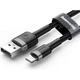 Дата кабель Baseus Cafule Type-C to Type-C Cable PD 2.0 60W (2m) (Черный / Серый) (91934) - изображение 2