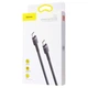 Дата кабель Baseus Cafule Type-C to Type-C Cable PD 2.0 60W (2m) (Черный / Серый) (91934) - изображение 5