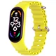 Ремінець Ocean Band для Xiaomi Mi Band 7/6/5/4/3 (Жовтий / Flash) Epik (170423) - зображення 1