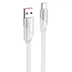 Дата кабель Hoco U119 Machine charging data USB to Type-C 5A (1.2m) Gray - зображення 1