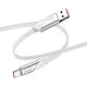 Дата кабель Hoco U119 Machine charging data USB to Type-C 5A (1.2m) Gray - зображення 2