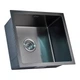 Мийка Zerix ZH4843B-215 (3.0/1.0) PVD-Black з сушаркою для посуду (ZM5555) ( 14196 ) - изображение 3