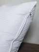Подушка 3/5 жорсткості із штучним пухом sweet sleep у смужку гіпоалергенна 50х70 - зображення 2
