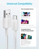Кабель 322 USB-A to USB-C - 1.8m Nylon White Anker (teh0022030) - изображение 3