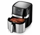 Аэрофритюрница мультипечь Transa Electronics SimpleFry TE-460 1700 Вт 6 л 8 программ Серебристо-черная - изображение 4