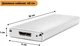 Зовнішня кишеня Frime для M.2 NGFF SATA Metal USB 3.0 (TYPE-A) up to 5 Gb/s Silver (FHE201.M2U30) - зображення 3