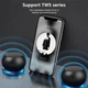 Портативная мини-колонка Bluetooth 5.0 TWS 3W объемный звук Металлический корпус с ремешком Black (725095154827) - изображение 3