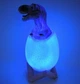 Дитячий портативний 3D нічник світильник динозавр в яйці Dinosaur Lamp різнокольоровий з пультом д/к з підзарядкою від USB - зображення 2