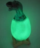 Дитячий портативний 3D нічник світильник динозавр в яйці Dinosaur Lamp різнокольоровий з пультом д/к з підзарядкою від USB - зображення 3