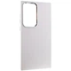 Шкіряний чохол Bonbon Leather Metal Style для Samsung Galaxy S23 Ultra Білий / White - зображення 2