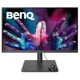 TFT 27" BenQ PD2705U, 4K UHD, IPS, 99% sRGB, HDMI, DP, USB-C, USB-hub, HAS, колонки, темно-серый - изображение 1