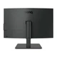 TFT 27" BenQ PD2705U, 4K UHD, IPS, 99% sRGB, HDMI, DP, USB-C, USB-hub, HAS, колонки, темно-серый - изображение 7