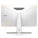 TFT 32" BenQ EX3210U, 4K UHD, IPS, 144Hz, 1 мс, HDMI, DP, USB-hub, HAS, колонки, білий - зображення 5