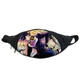 Поясная сумка бананка Невероятные приключения Джоджо JoJo Bizarre Adventure (GB Jojo 014) Gear Bag черная - изображение 1