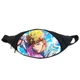 Поясная сумка бананка Невероятные приключения Джоджо JoJo Bizarre Adventure (GB Jojo 04) Gear Bag черная - изображение 1