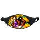 Поясная сумка бананка Невероятные приключения Джоджо JoJo Bizarre Adventure (GB Jojo 02) Gear Bag черная - изображение 1
