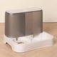 Кормушка для кошек собак Taotaopets 193306 Beige с автоматической поилкой и кормом - изображение 2