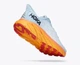Женские кроссовки HOKA ONE ONE CLIFTON 8 1119394 SSIF 41,5 (EU 41 1/3, USA 9B, 26 см) голубые с оранжевым - изображение 3