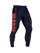 Компрессионные штаны для MMA MANTO Grappling Tights Night Out (MNS555_BLK-RED_4L) - изображение 3
