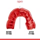 Капа OPRO GEN5 Bronze Level Red (OG5-BL-RD-102500003) - изображение 3