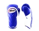 Боксерские перчатки Twins Velcro Extra Design BGVL6 White Blue (BGVL6-Bl-Wh-16oz) - изображение 2