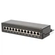 Патч-панель DIGITUS DN-91612SD-EA САТ 6A STP настільна 12 портів зібрана чорна - зображення 1