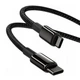 Кабель Baseus Tungsten Gold Fast Charging Data Cable Type-C to Type-C 100W 2m Black (CATWJ-A01) - зображення 4