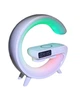 Настільна лампа-нічник Led Wireless Charging Speaker Google G11 (8527) 15W бездротова з колонкою, радіо, будильником та бездротовою зарядкою White - зображення 2