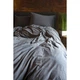 Комплект постельного белья SoundSleep Stonewash Dark Gray Евро Серый - изображение 4