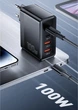 Зарядное устройство Essager 100W GAN 2 x Type-C + 2 x USB-A Black - изображение 3