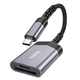 Перехідник адаптер HOCO ua25 2-in-1 card reader Type-C - зображення 2
