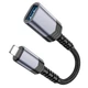 Переходник Lightning на USB для подключения флешек HOCO adapter (2A, USB2.0, 480 Mbps, OTG). Black - изображение 7