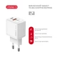 Сетевое зарядное устройство Intaleo TCG30GAN 30W GAN USB-C PD 3.0 +USB-A QC 3.0 White (1283126578274) - изображение 5