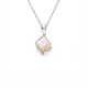 Срібний кулон Spark зі Swarovski Cube Small WJ48416GS - зображення 1