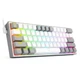 Клавіатура Redragon Fizz K617 RGB USB механічна, дротова, розмір 60% - Білий з сірим - зображення 4