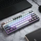Клавіатура Redragon Fizz K617 RGB USB механічна, дротова, розмір 60% - Білий з сірим - зображення 7