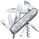 Белый швейцарский нож Victorinox Climber Vx13703.T7 – 15 функций, 91 мм, translucent серия - изображение 1