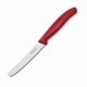 Кухонний Ніж-серейтор Victorinox для Помідорів і Столу, 220 мм, Червоний (Vx67831) - зображення 1