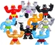 Набір 10 шт Фігурки Стретч-Антистрес Goo Jit Zu Mini Dino Power Mega Pack 42562 - зображення 1