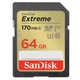 Карта памяти SanDisk Extreme V30 SD 64GB C10 UHS-I U3 (SDSDXV2-064G-GNCIN) - изображение 1