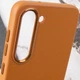 Шкіряний чохол Bonbon Leather Metal Style для Samsung Galaxy S23 Коричневий/Brown (ITS-00000065412_3) - зображення 5