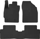 EVA коврики EVAtech в салон авто Toyota Auris (E150) FWD 5-doors 2006-2012 1 поколение Htb EU 3 шт Black (TY3654ZV3TL2RBB) - изображение 1