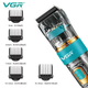 Аккумуляторная машинка для стрижки волос VGR V-695 с LED-дисплеем и насадками - изображение 3