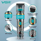 Аккумуляторная машинка для стрижки волос VGR V-695 с LED-дисплеем и насадками - изображение 5