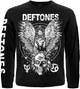 Футболка з довгим рукавом Rockway Deftones (Owl and Skull) Чорний, Розмір S - изображение 1