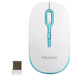 Мишка бездротова оптична MEETION 2.4G MT-R547 Блакитний - зображення 1