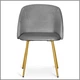 Стул для кухни и гостиной Hommex Nicole Темно-серый (H-360 Dark Grey) - изображение 4